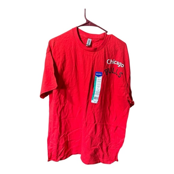 Chicago Bulls Red T-Shirt size x-large TG - Picture 3 of 5